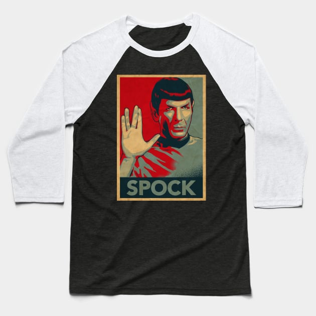 LIVE LONG & PROSPER Baseball T-Shirt by trev4000